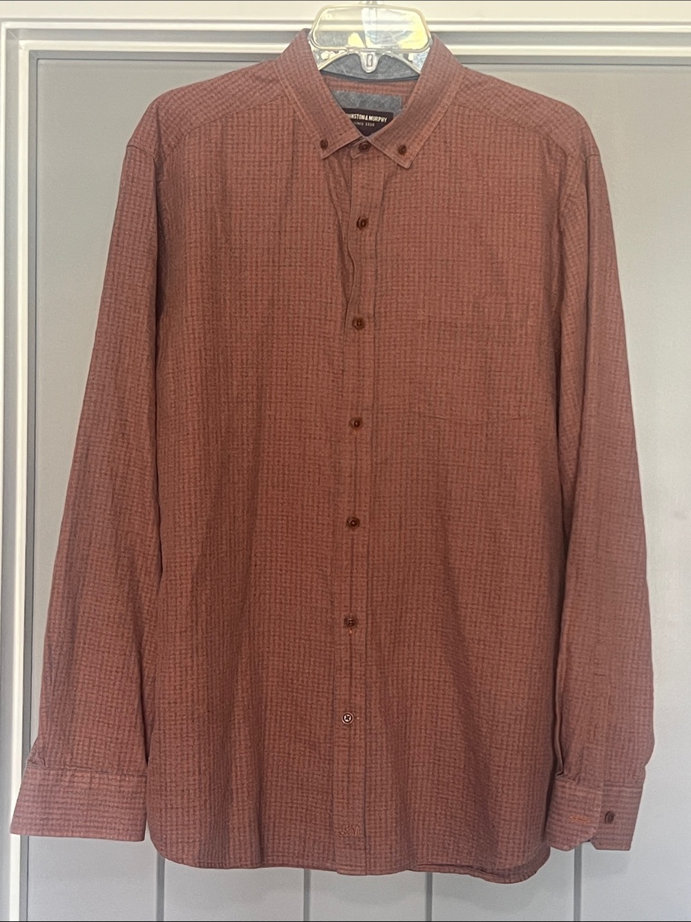 Johnston & Murphy Men's Button-Down Shirt in Size Large